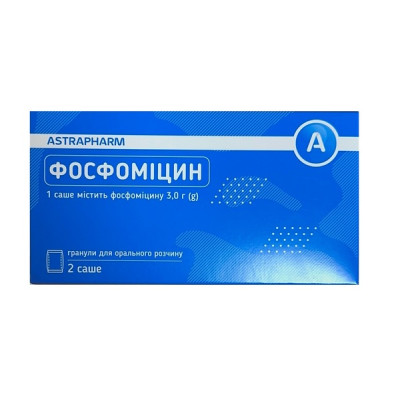 ФОСФОМІЦИН гранули для орального розчину саше 3 г №2