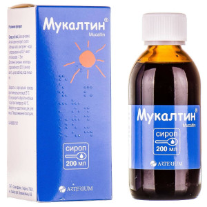 МУКАЛТИН сироп флакон скляний 200 мл Артеріум Корпорація