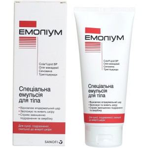 Спеціальна емульсія для тіла Emolium (Емоліум) для чутливої, сухої та подразненної шкіри 200 мл