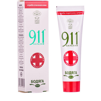 Бальзам для тіла 911 Бодяга Green Pharm Cosmetic 100 мл
