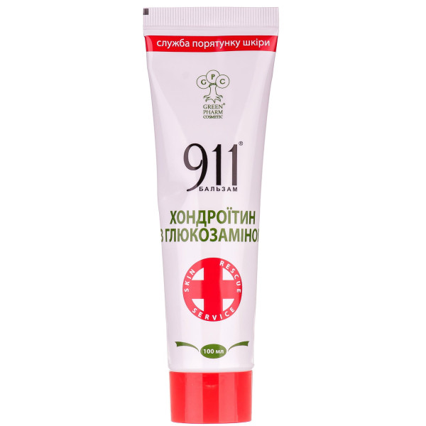 Бальзам для тіла  Грін-Фарм (Green Pharm) Cosmetic 911 Хондроїтин з глюкозаміном туба 100 мл