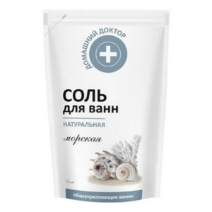 Сіль морська Домашній доктор Натуральна морська для ванн дой-пак 500 г