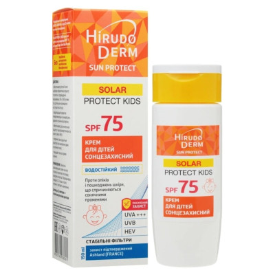 Крем сонцезахисний Hirudo Derm (Гірудо дерм)   Sun Protect Kids для дітей SPF 75 150 мл