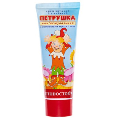Крем дитячий Фітодоктор ПЕТРУШКА гігієнічний перешкоджає подразнення, пом'якшує шкіру туба 75 г