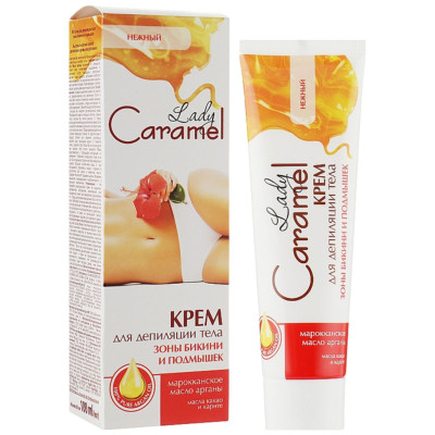 Крем для депіляції Lady Caramel зони бікіні і пахв 100 мл