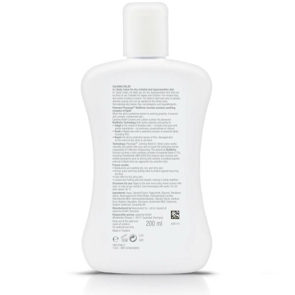 Лосьйон для тіла Physiogel (Фізіогель) Calming Relief AI для подразненої та чутливої шкіри 200 мл