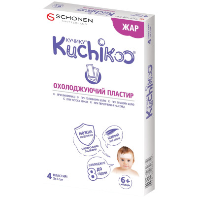 Пластир Охолоджуючий КУЧИКУ  5х12 см саше №4