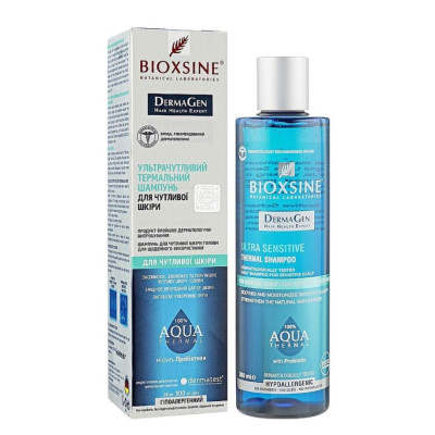 Шампунь проти лупи Біоксин (Bioxsine DermaGen) Aqua Thermal Ультрачутливий Термальний для чутливої шкіри голови 300 мл