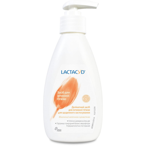 Засіб для інтимної гігієни Lactacyd (ЛАКТАЦИД) Класичний флаконон  з дозатором 400 мл