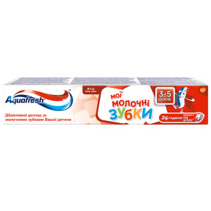 Зубна паста для дітей AQUAFRESH (Аквафреш) Мої Молочні Зубки (3-5 років) 50 мл