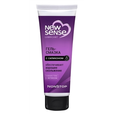 Інтимний гель-змазка New Sense з силіконом туба 100 мл