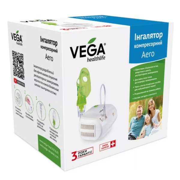 Інгалятор (небулайзер) компресорний VEGA (Вега) VN-420 Aero