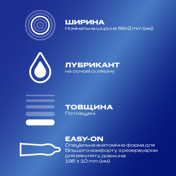 Презервативи латексні з силіконовою змазкою Durex® Extra Safe (максимальний захист) упаковка 12 шт