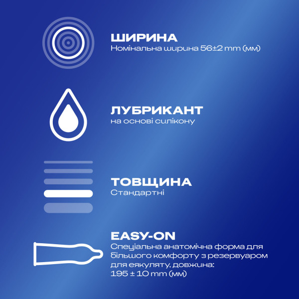 Презервативи латексні з силіконовою змазкою Durex® Classic (класичні) упаковка 3 шт