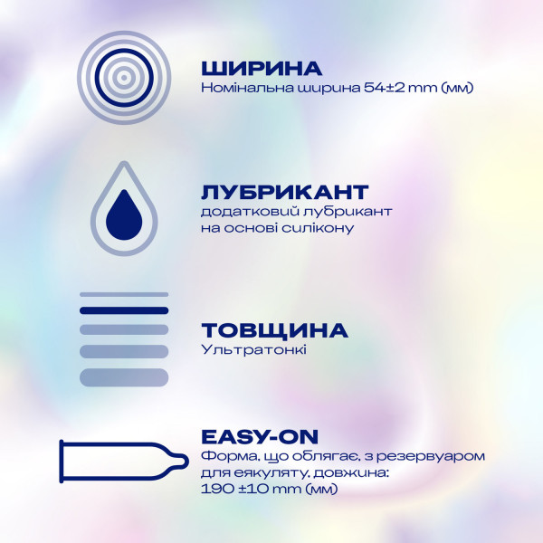 Презервативи латексні з силіконовою змазкою Durex® Inivisible  Extra Lube (ультратонкі)  з додатковою змазкою упаковка упаковка 3 шт