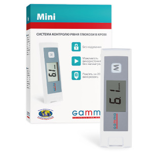 Глюкометр  електрохімічний GAMMA (Гамма) Mini