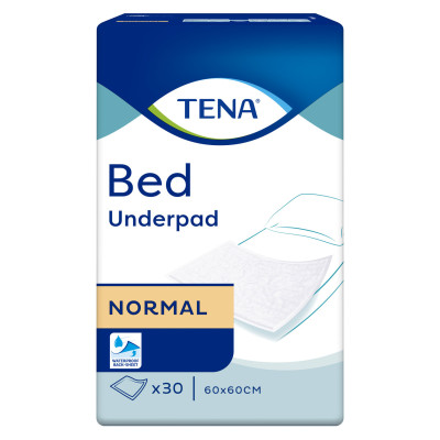 Пелюшки гігієнічні одноразові TENA (Тена) BED Normal вбираючі 60х60 30 шт