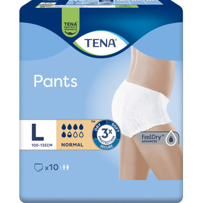 Підгузки-труси для дорослих TENA (Тена) Pants Normal Large 100-135см 10 шт