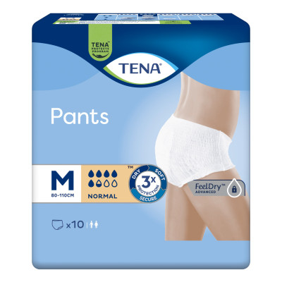 Підгузки-труси для дорослих TENA (Тена) Pants Normal Medium 80-110см 10 шт