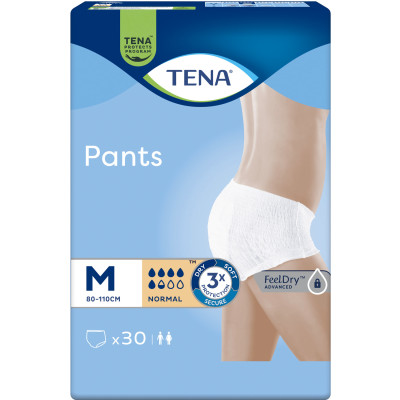 Підгузки-труси для дорослих TENA (Тена) Pants Normal Medium 80-110см 30 шт