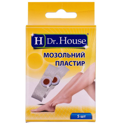 Пластир мозольний  Dr.House (Доктор Хаус) 2х7см, 5 шт