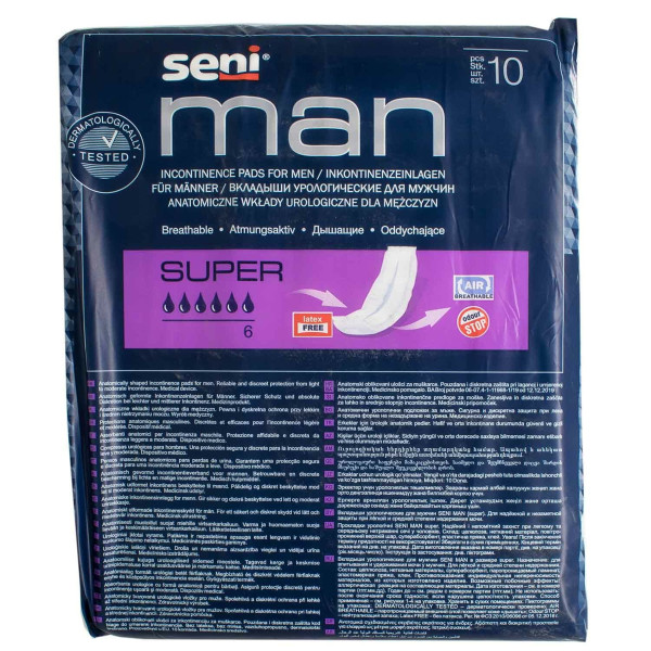 Прокладки урологічні SENI MAN Super №10