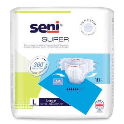 Підгузники для дорослих SENI Large Super 10 шт