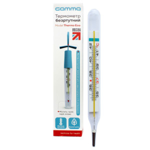 Термометр медичний безртутний GAMMA (Гамма) Thermo Eco з гнучким тримачем