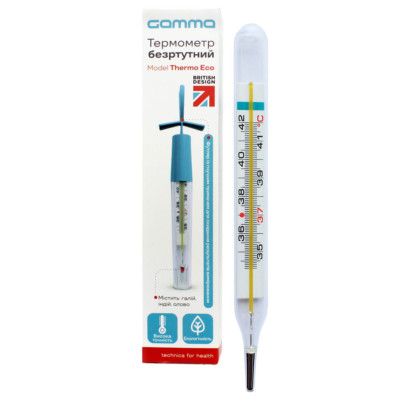 Термометр медичний безртутний GAMMA (Гамма) Thermo Eco з гнучким тримачем