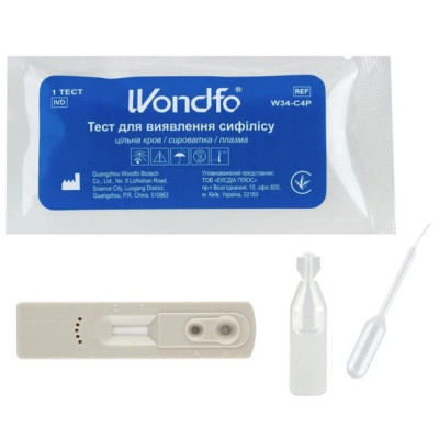 Тест Wondfo W34-C4P для виявлення сифілісу №1