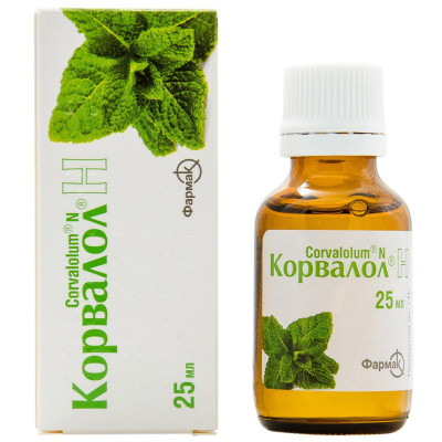 КОРВАЛОЛ Н краплі оральні флакон 25 мл