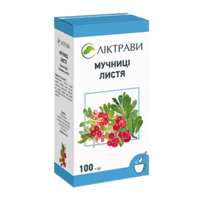 МУЧНИЦІ ЛИСТЯ листя пачка з внутрішнім пакетом 100 г Ліктрави