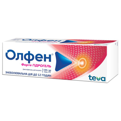 ОЛФЕН ФОРТЕ ГІДРОГЕЛЬ гель 2% туба 100 г