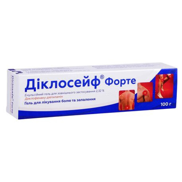 ДІКЛОСЕЙФ ФОРТЕ гель  2,32% туба 100 г