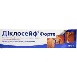 ДІКЛОСЕЙФ ФОРТЕ гель  2,32% туба 100 г