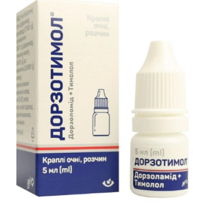 ДОРЗОТИМОЛ краплі очні флакон із крапельницею 5 мл