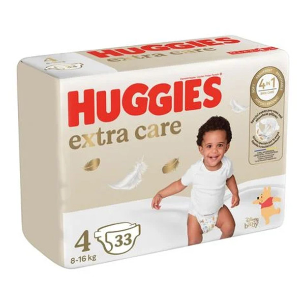Підгузники  дитячі Huggies (Хагіс) Extra Care розмір 4 (8-16 кг) 33 шт