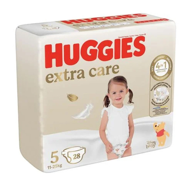 Підгузники  дитячі Huggies (Хагіс) Extra Care розмір 5 (11-25 кг) 28 шт