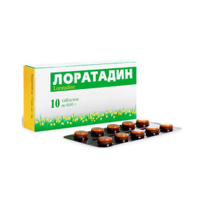 ЛОРАТАДИН таблетки 10 мг №10 (10х1) Фармак