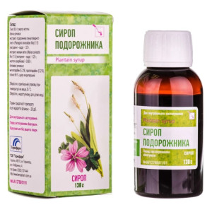 СИРОП ПОДОРОЖНИКА сироп флакон 130 г