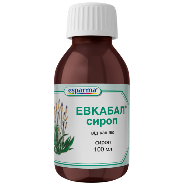 ЕВКАБАЛ СИРОП сироп 3 г/15 г 100 г флакон 100 мл