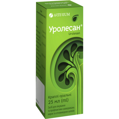 УРОЛЕСАН краплі оральні флакон 25 мл