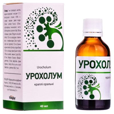 УРОХОЛУМ краплі оральні флакон 40 мл