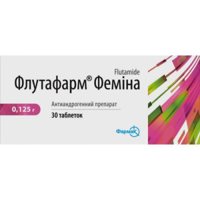 ФЛУТАФАРМ ФЕМІНА таблетки 0,125г №30 (10х3)