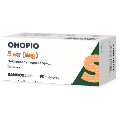 ОНОРІО таблетки 5 мг №90 (10х9)
