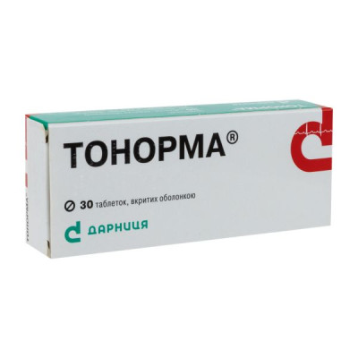 ТОНОРМА таблетки вкриті оболонкою №30 (10х3)