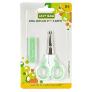 Ножиці дитячі з чохлом BABY TEAM (Бебі Тім) 0+ артикул 7102