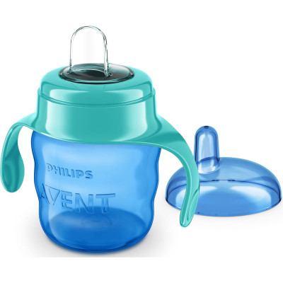  Чашка-непроливайка Philips АВЕНТ (AVENT) артикул SCF551/05 (6+ місяців)  з м'яким носиком блакитна 200 мл