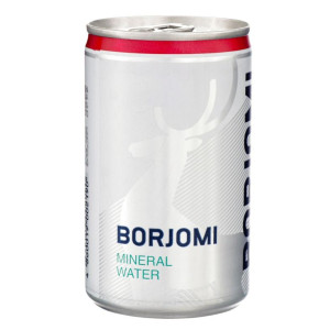 Вода мінеральна сильногазована Боржомі (Borjomi) з/б 0,15 л