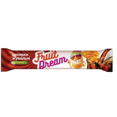 Цукерки Fruit Dream жувальні з ароматом Коли + Вітамін С 15 г